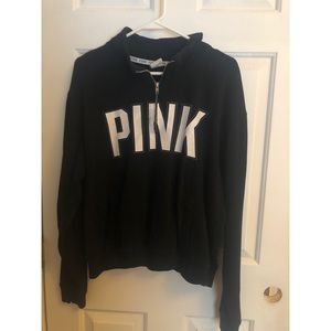 PINK half zip hoodie